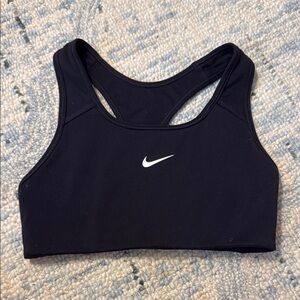 Nike Black Sports Bra Moisture-Wicking Racerback